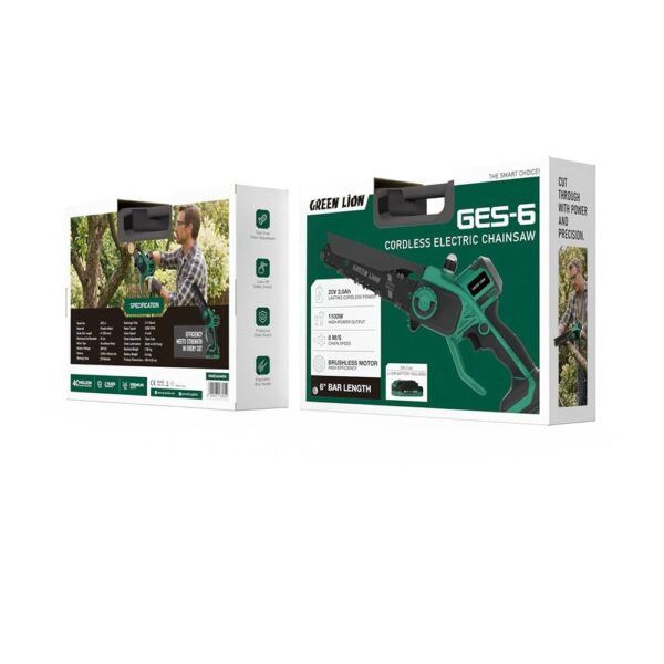 اره زنجیری برقی شارژی گرین لاین مدل GES-6