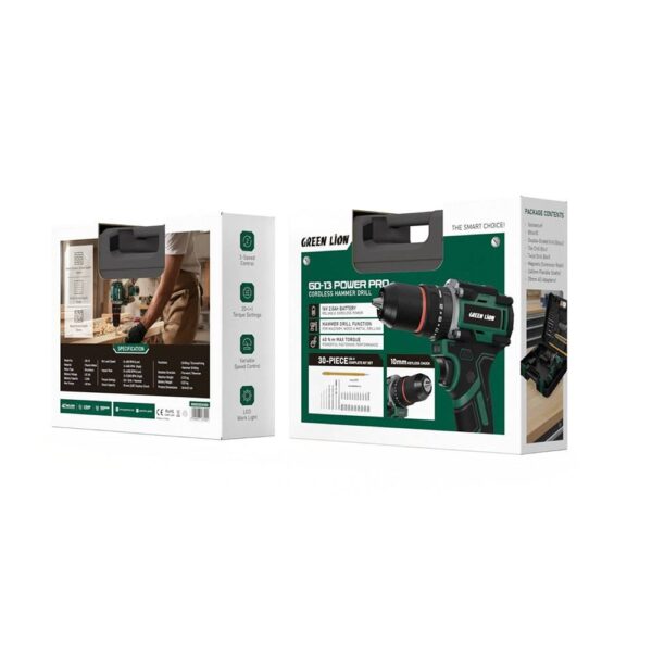 دریل شارژی گرین لاین مدل GD-13
